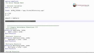 VB Scripting - Using Procedures - Part 4