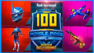 SEASON 13 ROYAL PASS : 8700 UC UPGRADE TO RP RANK 100 ( PUBG MOBILE )