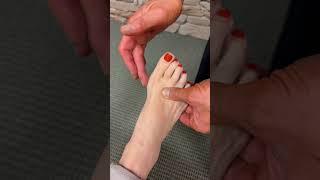 BIG Bunion Adjustment!#chiropractor#asmrvideo#asmrcommunity#adjustment#footpain#adjustment#trending