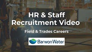 Barwon Water Staff Recruitment Video | Field & Trades Careers