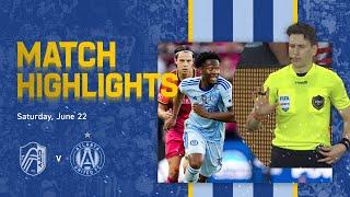 INCREDIBLE REFEREE VAR CALL | HIGHLIGHTS, St. Louis City vs Atlanta United