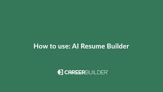 How to Apply for Jobs on CareerBuilder + AI Resume Builder