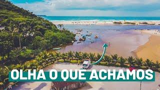 LUGAR INCRÍVEL NA GUARDA DO EMBAU-SC | DORMIMOS  DE FRENTE PARA A PRAIA