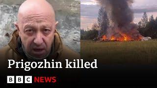 Dead in plane crash: Yevgeny Prigozhin who led mutiny against Putin - BBC News