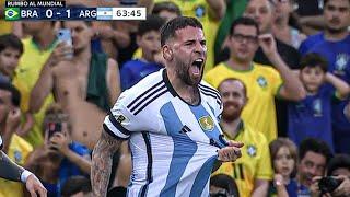 Otamendi BULLET HEADER, Argentina Takes the Lead vs Brazil | 1-0 | Nov 21, 2023