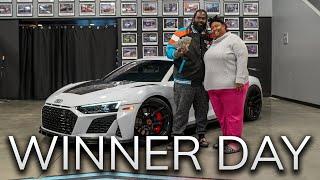 He just won a 1300 WHP Twin Turbo Audi R8!