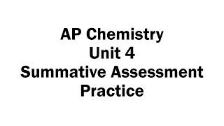 Unit 4 Summative Assessment Practice