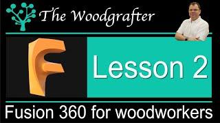 Fusion 360 for Woodworkers - Lesson 2 Parametric modelling, bodies and components