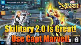 Skilitary is Amazing now! Captain Marvel a good 5th! - MSF - Marvel Strike Force