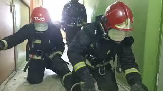 Учения осиповичских спасателей.