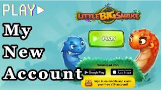 I Lost My Account In The Game Little big Snake. io | My First Video On YouTube | 14 LVL Noob