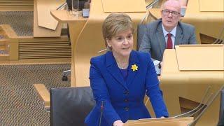 Nicola Sturgeon gives final speech as First Minister of Scotland