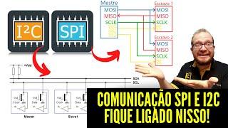 Comunicação Serial SPI ou I2C - Qual é a Velocidade no Barramento de COMUNICAÇÃO? Eletronica Facil