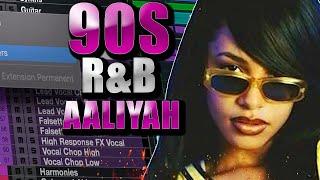 HOW TO MAKE A AALIYAH 90s R&B BEAT FROM SCRATCH
