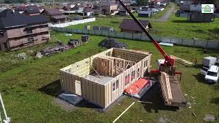 Сборка стен по Prefab-технологии. День 1. КП "Александрия"