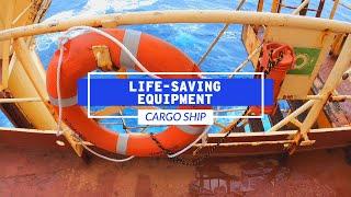 Life-Saving Safety Equipment On A Cargo Ship | Life At Sea