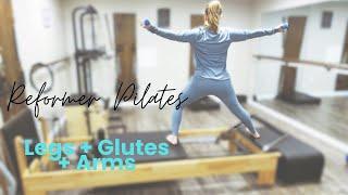 Reformer Skating/Side Split Workout for Glutes, Legs and Arms | Online Pilates Workout