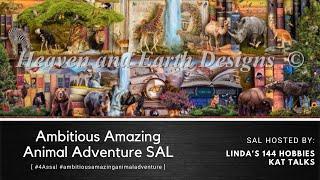 Ambitous Amazing Animal Adventure SAL #haed