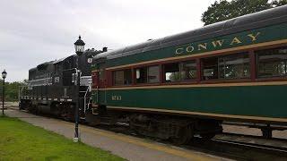 Conway Scenic Railroad to Bartlett 8/16/16