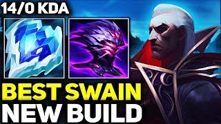 RANK 1 BEST SWAIN IN THE WORLD NEW BUILD GAMEPLAY! | Season 14 League of Legends