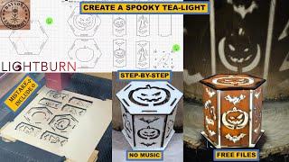 Create a Spooky Tea-light | Beginner Laser Project #8