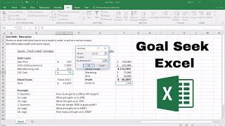 Excel Goal Seek Made Easy: A Step-by-Step Guide