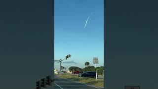 Just another day driving around at the space coast #Rocket #SpaceX ￼