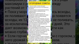 Советы огородникам #дача #огород #полезныесоветы #советы