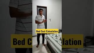 How to calculate price of Bed. Double Bed cost? बेड बनवाने का खर्चा ?