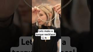 Let‘s make a torque necklace ️️ #crafting #metalsmith #fantasyart