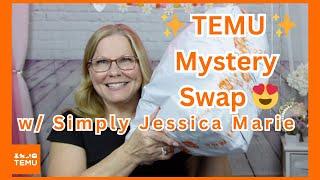 Temu Mystery Swap w/@SimplyJessicaMarie #temu #temuhaul #temufinds