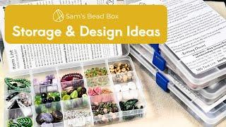 How to Store Sam's Bead Box + 10 Jewelry Design Ideas w/ Beki Foster