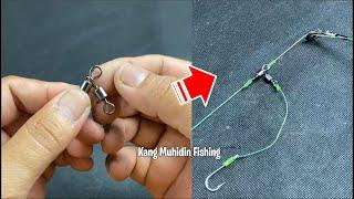 The Secret Of Fisherman Fishing Knot Skills How to Tie Fishing Knot Using Tackle #fishing