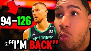 Kristaps Porzingus *Returns* Los Angeles Clippers vs Boston Celtics - Full Game Highlights REACTION!