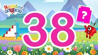 Numberblocks Magic Run World Adventure - Numberblocks find 15 and 38 at flower and Egypt | Fanmade