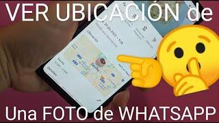  Cómo SABER la UBICACION de una FOTO ENVIADA por WHATSAPP en iPhone y Android