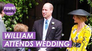 Prince William Attends The Wedding of Duke of Westminster and Olivia Henson