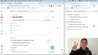 How to Organize Your Meeting Notes in Twos