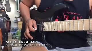 quick test of an schecter guitar