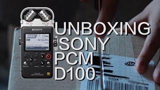 Unboxing Sony PCM D100 Hi-Res Portable Recorder / Field Recording