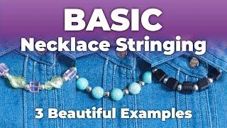 Create Your First Necklace: 3 Stunning Designs & Essential Techniques!