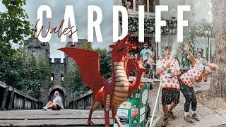 CARDIFF for @kingingit ‘s Wheelie Bin Challenge | WALES - Travel Vlog - Big Moose Charity