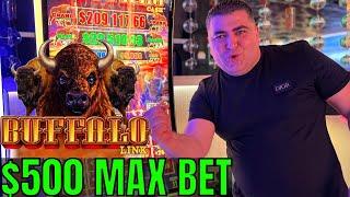 $300-$500 Max Bet Bonus On BUFFALO LINK Slot