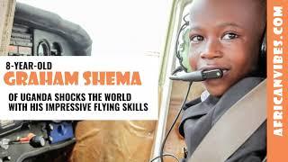 8-Year-Old Graham Shema Of Uganda Shocks The World With His Impressive Flying Skills