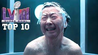 TOP 10 FUNNIEST Super Bowl Ads 2024  Best Ten Superbowl LVIII Commercials