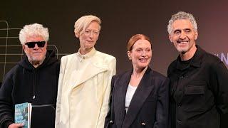 NYFF 2024: The Room Next Door PC With Pedro Almodovar, Tilda Swinton, Julianne Moore, John Turturro