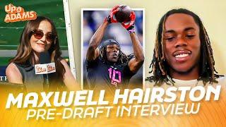 Maxwell Hairston on Record 40-Yard Dash -  "I Could've Ran Faster", 2 Pick-Sixes in a Game, & More