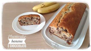 Plumcake banana e cioccolato