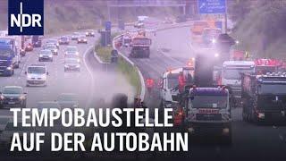 Reupload: Blitz-Baustelle Autobahn - Straßenbau rund um die Uhr | Die Nordreportage | NDR Doku