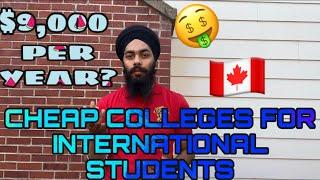 7 Cheap Colleges in Canada For International Students 